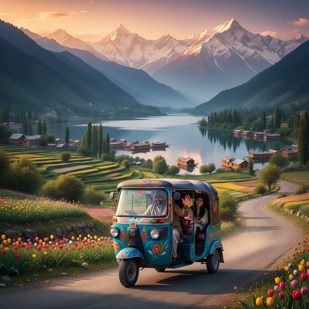 Kashmir Auto Rickshaw Fare Guide: Navigate Srinagar Like a Local — Kashmir travel guide photo by Mid Holidays
