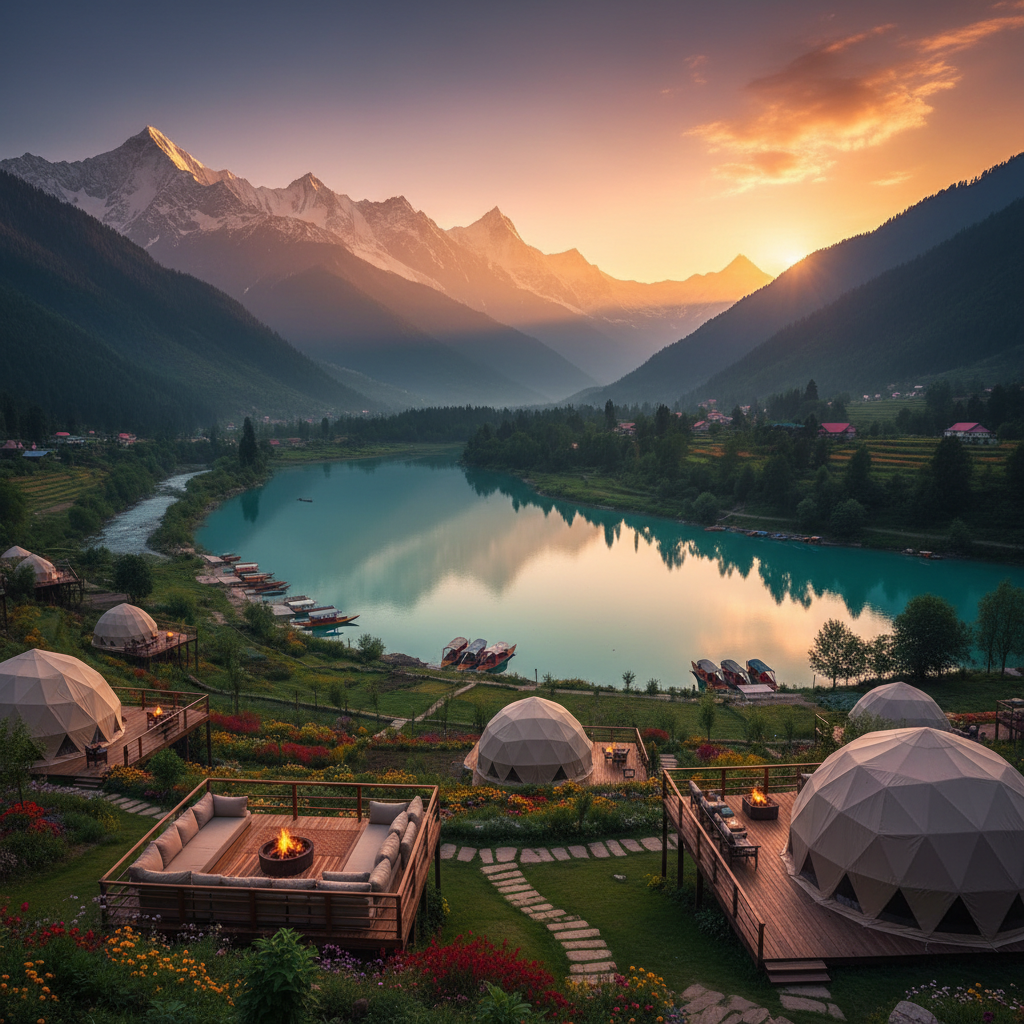 Kashmir Glamping Guide: Luxury Camping in Paradise — Kashmir travel guide photo by Mid Holidays
