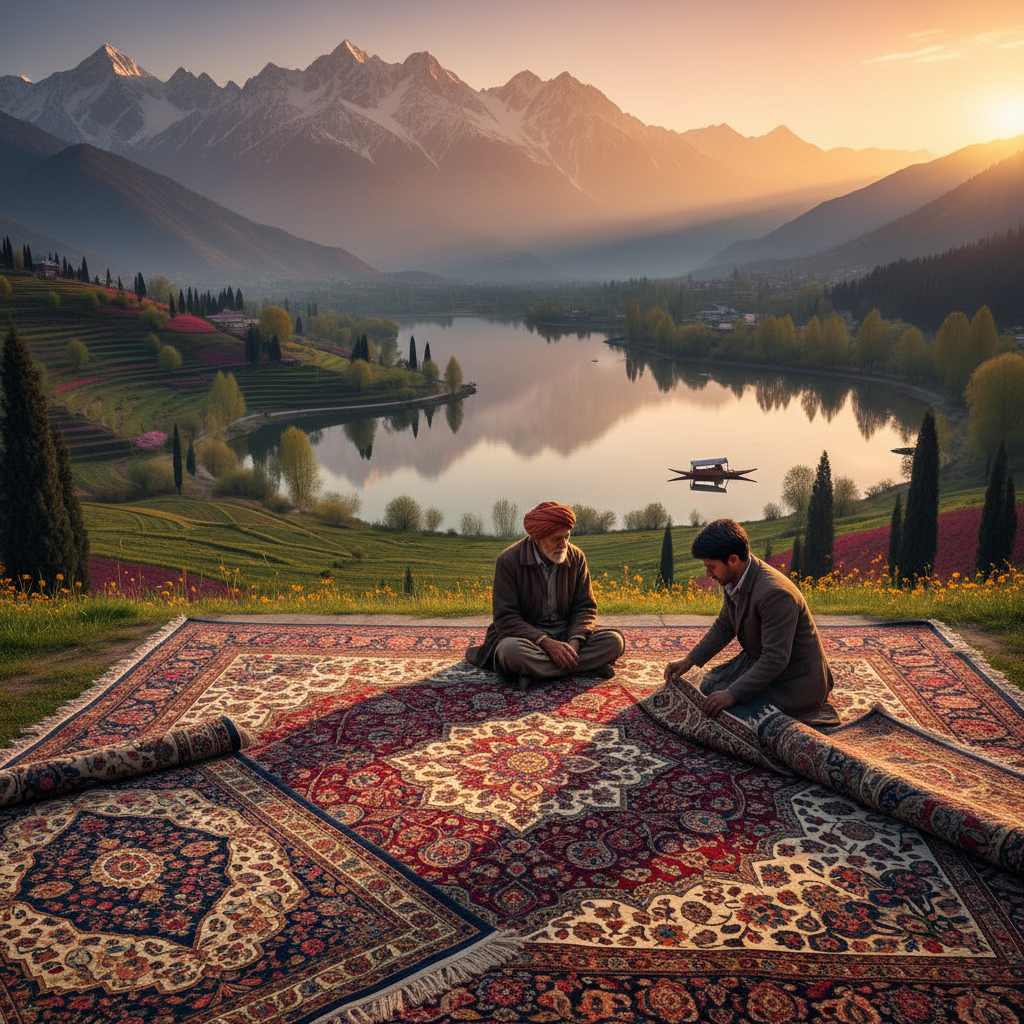 Kashmir Carpet Buying Guide: Spotting Authentic Hand-Knotted Treasures — Kashmir travel guide photo by Mid Holidays