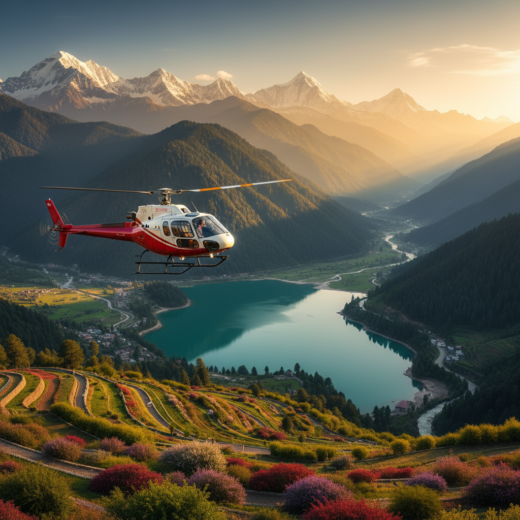 Kashmir Helicopter Joy Ride Guide: Soar Above Paradise — Kashmir travel guide photo by Mid Holidays
