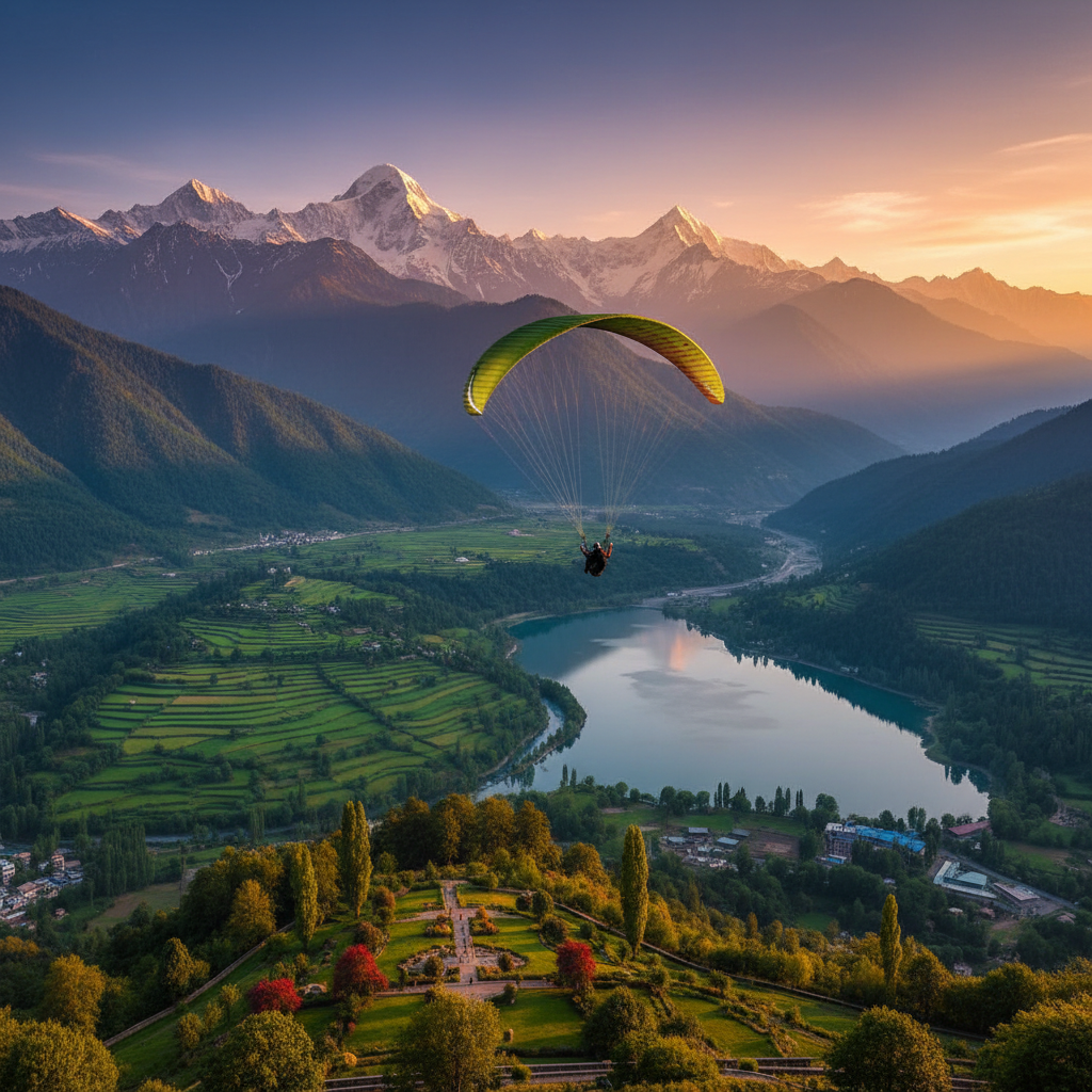Kashmir Paragliding Guide: Soar Above the Himalayas with Mid Holidays — Kashmir travel guide photo by Mid Holidays