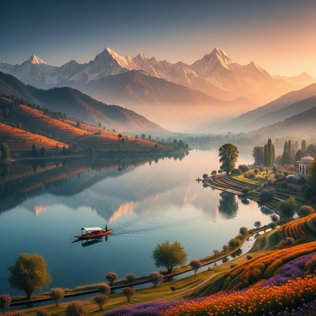 Kashmir Sunrise Sunset Guide: Top Spots for Golden Hour Views — Kashmir travel guide photo by Mid Holidays