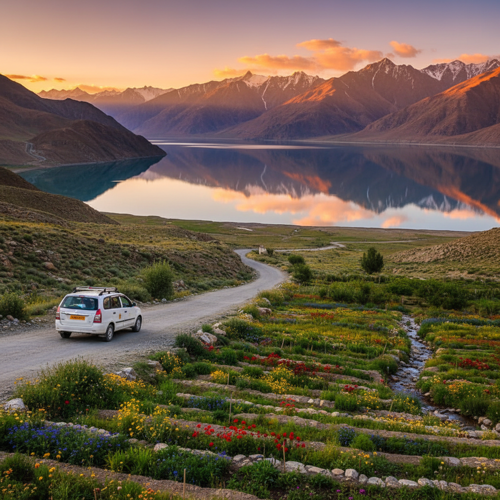 Leh to Pangong Lake Taxi Guide: Rates, Routes & Tips for 2024 — Kashmir travel guide photo by Mid Holidays