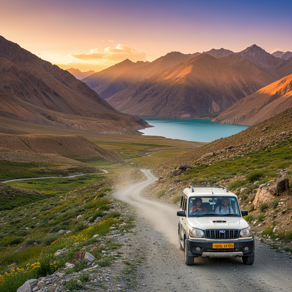 Leh to Tso Moriri Taxi Guide: Your Ultimate Journey to the High-Altitude Lake — Kashmir travel guide photo by Mid Holidays