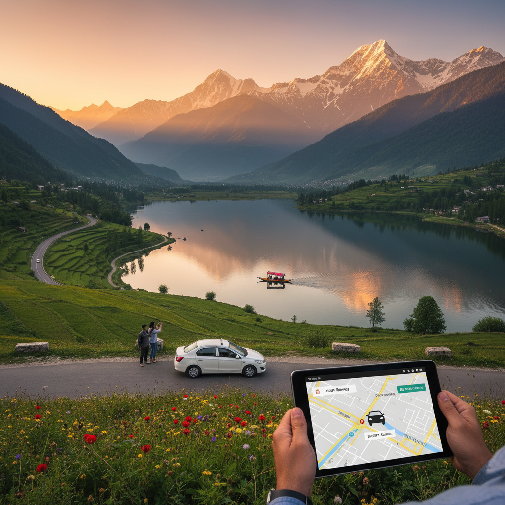 Online Cab Booking Kashmir: Your Guide to Seamless Travel with Mid Holidays — Kashmir travel guide photo by Mid Holidays